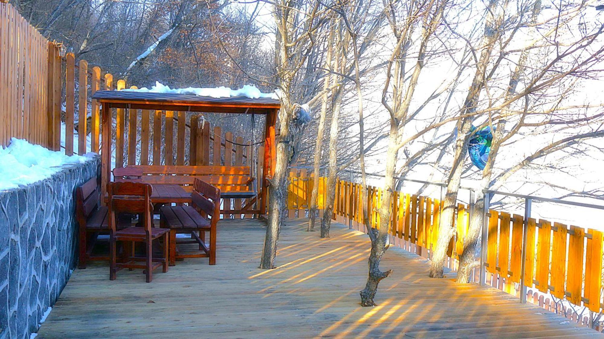 Woodness Guest House Spacious 3Br Sauna Bbq Area Artavaz Exterior photo